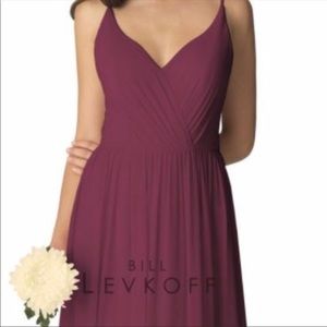 Bill Levkoff Wine Dress